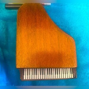 Miniature Wooden dollhouse piano vintage no flaws
